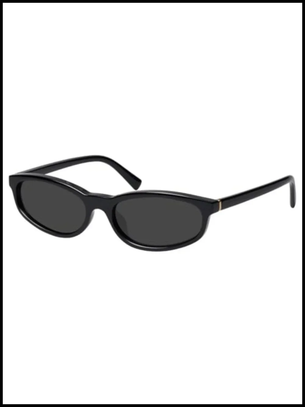 Cat Eye Sunglasses for Women Retro Y2K Narrow Frame with UV400 Protection
